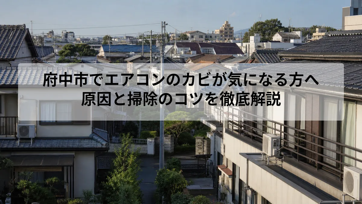 府中市 エアコン カビ