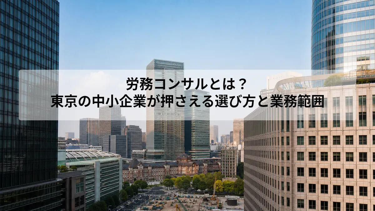 労務コンサル 中小企業 東京