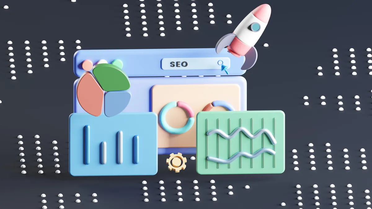 SEO記事を手順に沿って作成する様子