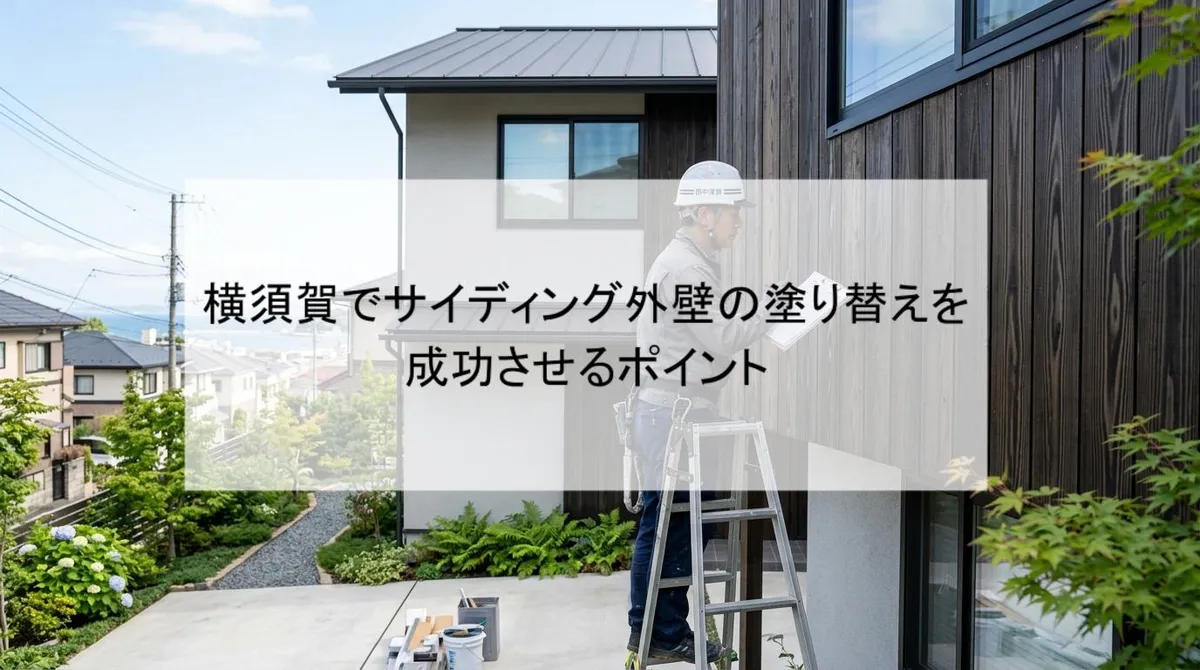 横須賀でサイディング外壁の塗り替えを成功させるポイント