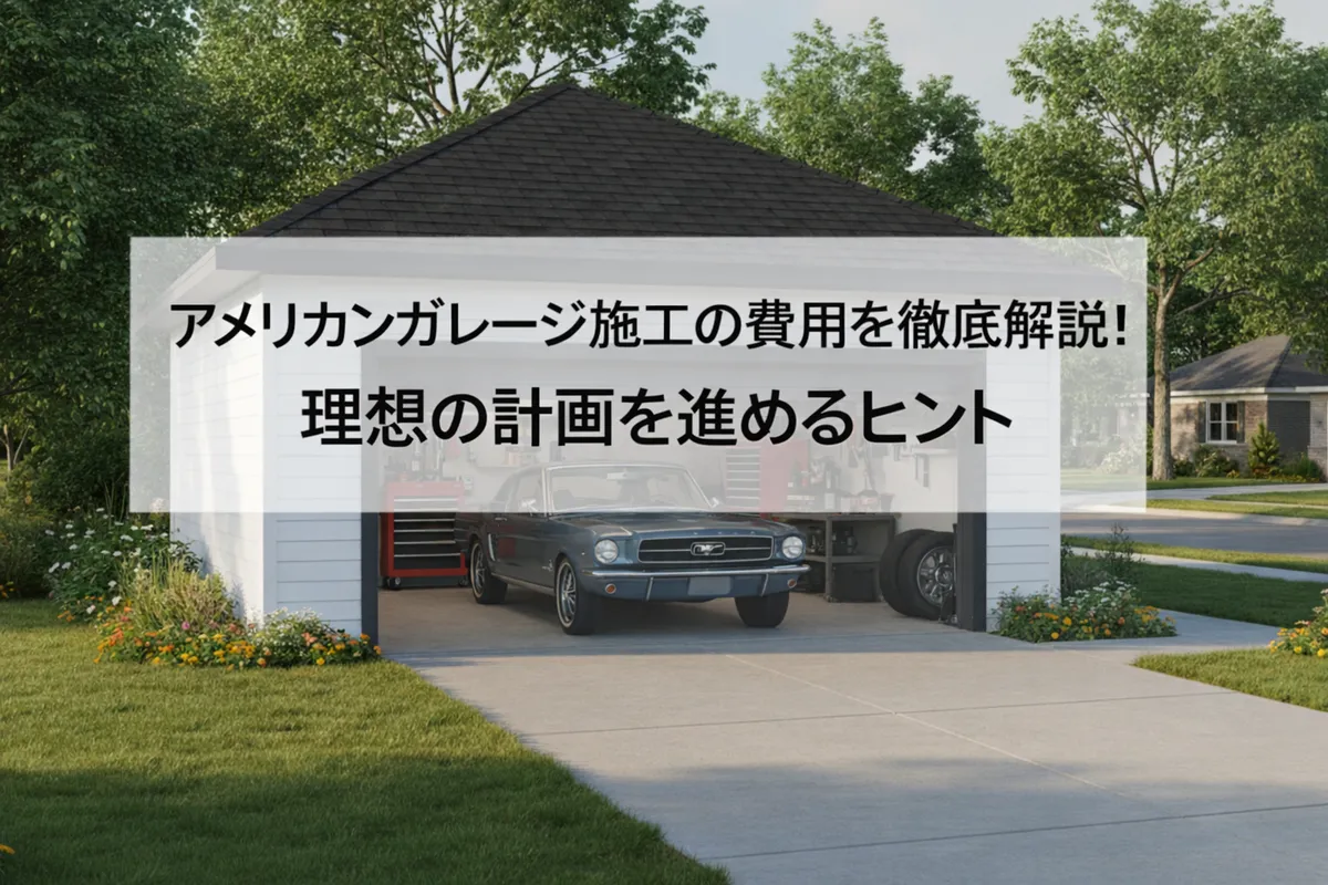 アメリカンガレージ施工の費用を徹底解説!理想の計画を進めるヒント