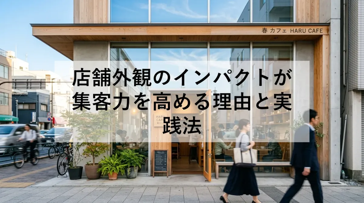 店舗外観のインパクトが集客力を高める理由と実践法