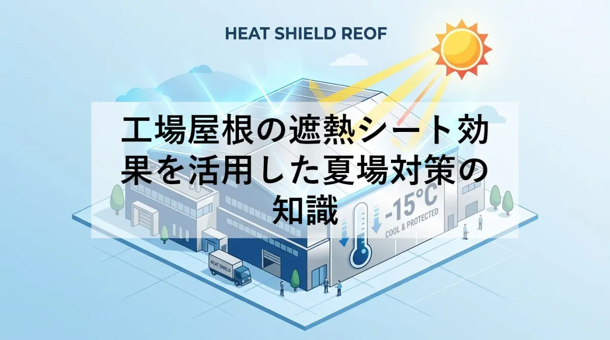 工場屋根の遮熱シート効果を活用した夏場対策の知識