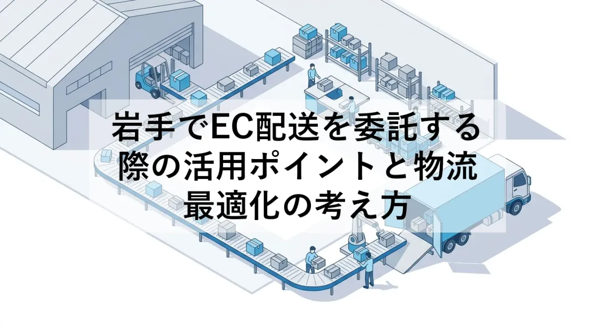 岩手でEC配送を委託する際の活用ポイントと物流最適化の考え方