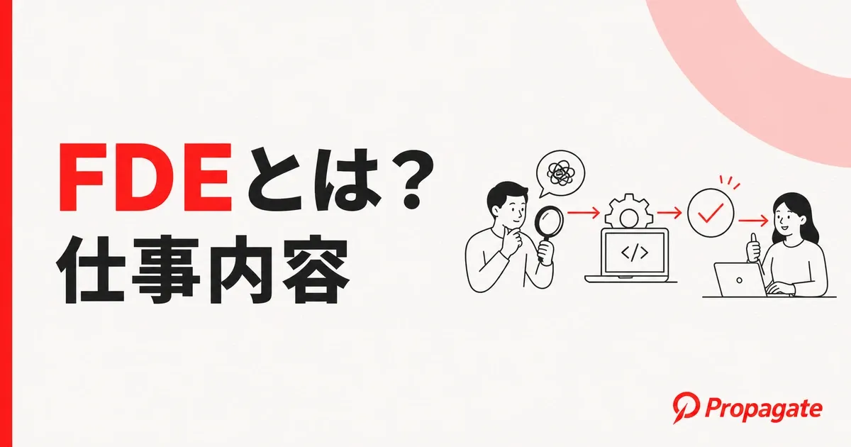 FDEとは？仕事内容とAI時代に求められる理由を徹底解説のアイキャッチ画像