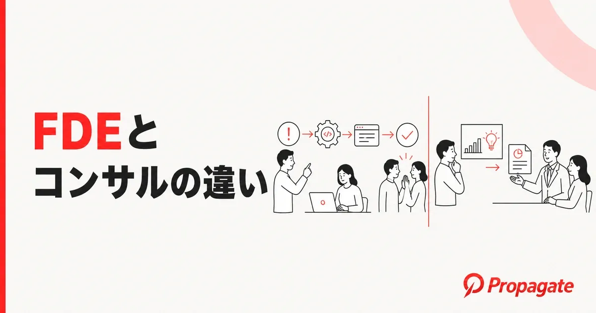 FDEとコンサルの違いを徹底解説｜成果物と費用で選ぶ判断のコツのアイキャッチ画像