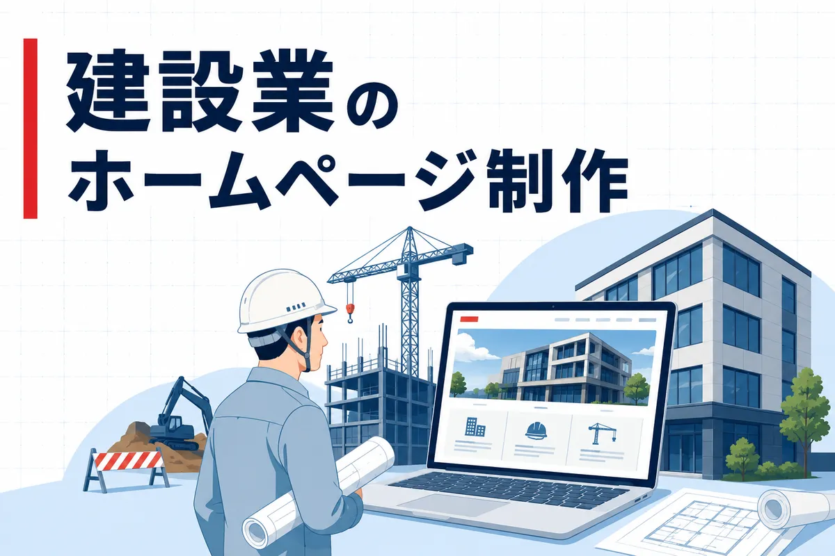 建設業向けホームページの作り方と業態別のポイント