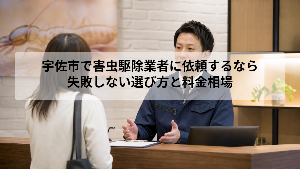 宇佐市 害虫駆除 業者