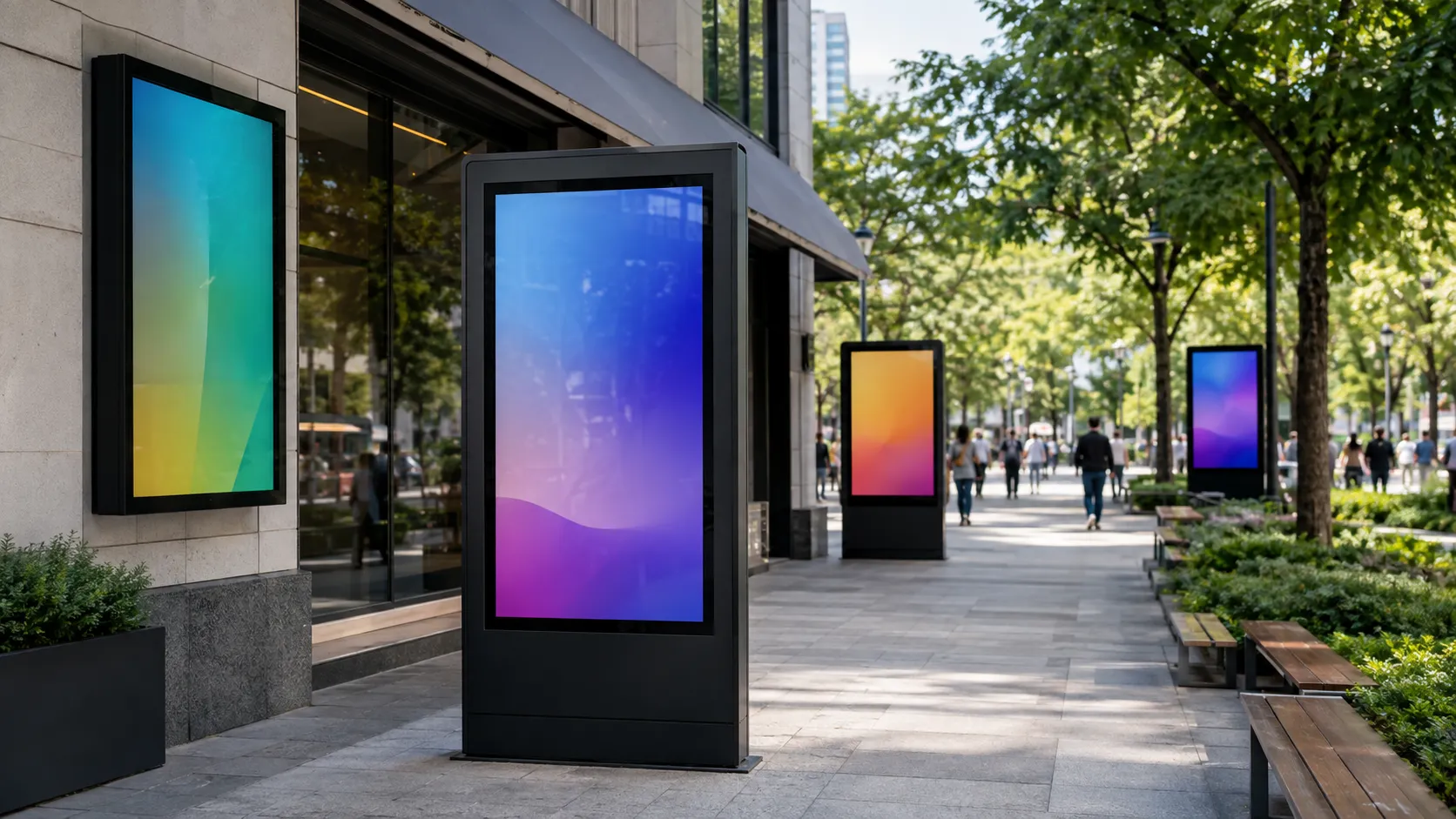 デジタルサイネージ 屋外 選び方