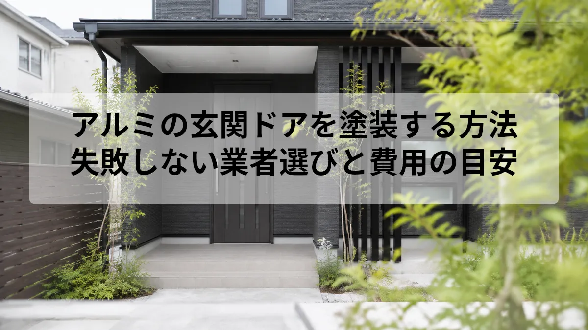 玄関ドア 塗装 アルミ