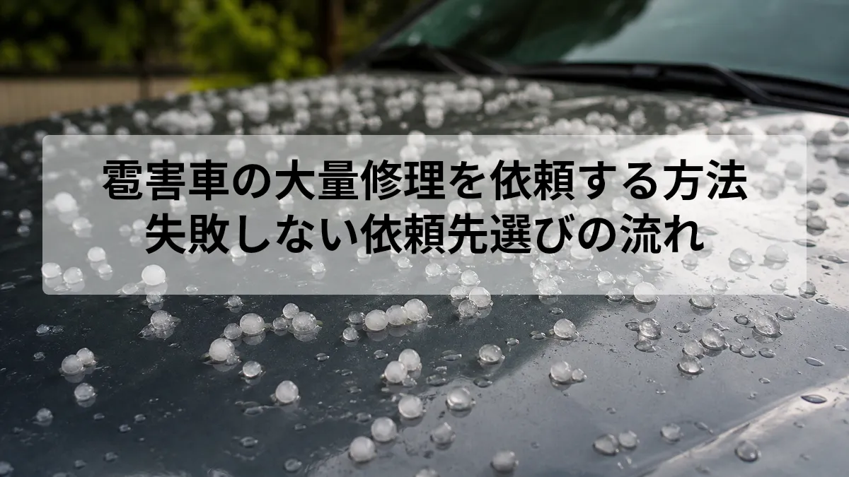 雹害 大量 修理 依頼