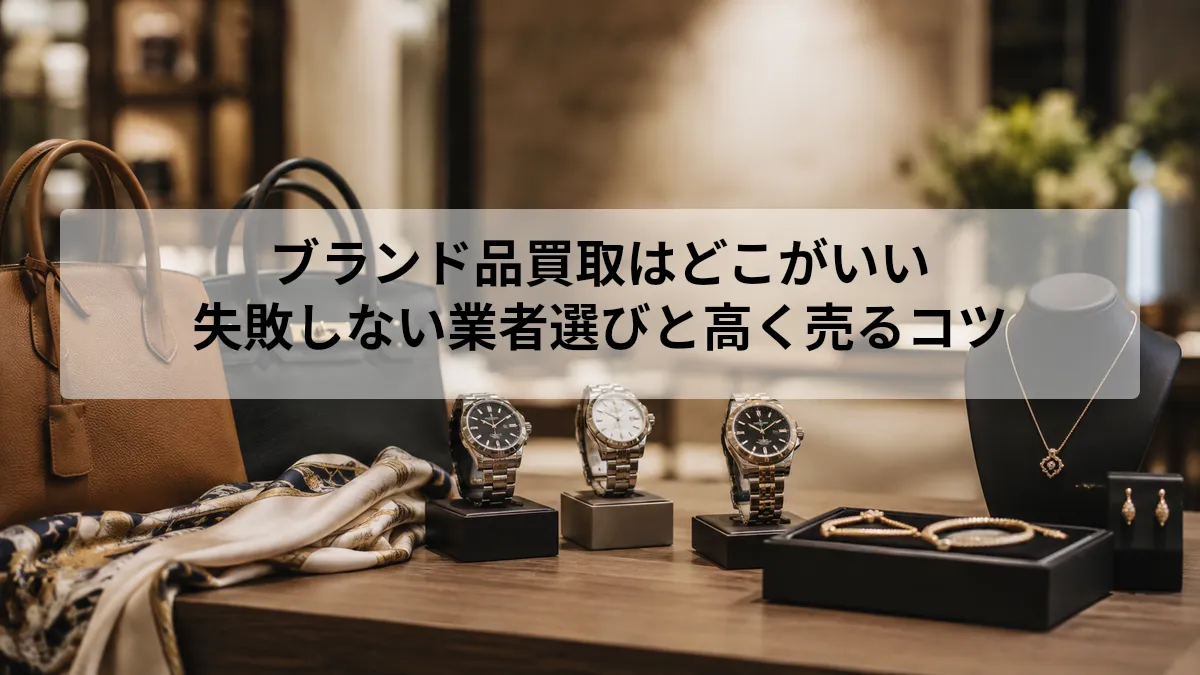 ブランド品 買取 どこがいい