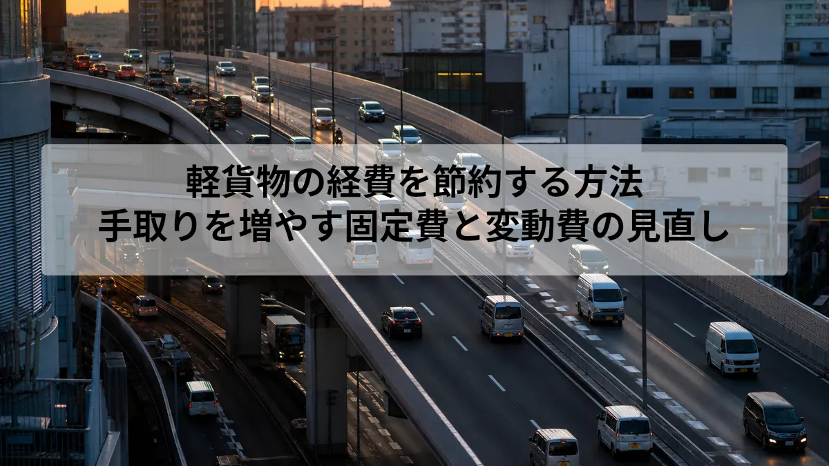 軽貨物 経費 節約