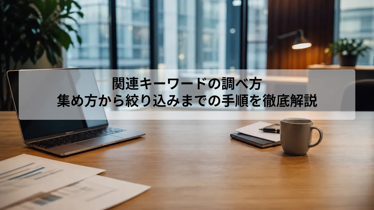 関連キーワードの調べ方