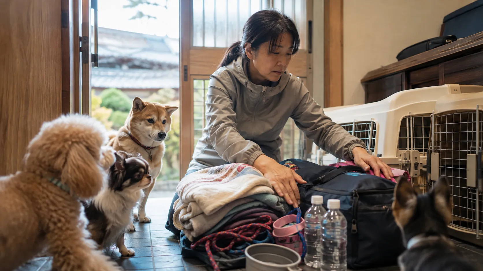 多頭飼い 避難 準備