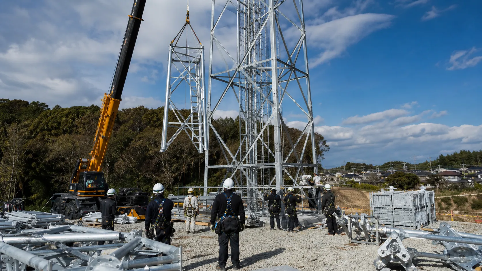 茨城 携帯基地局 アンテナ 設置