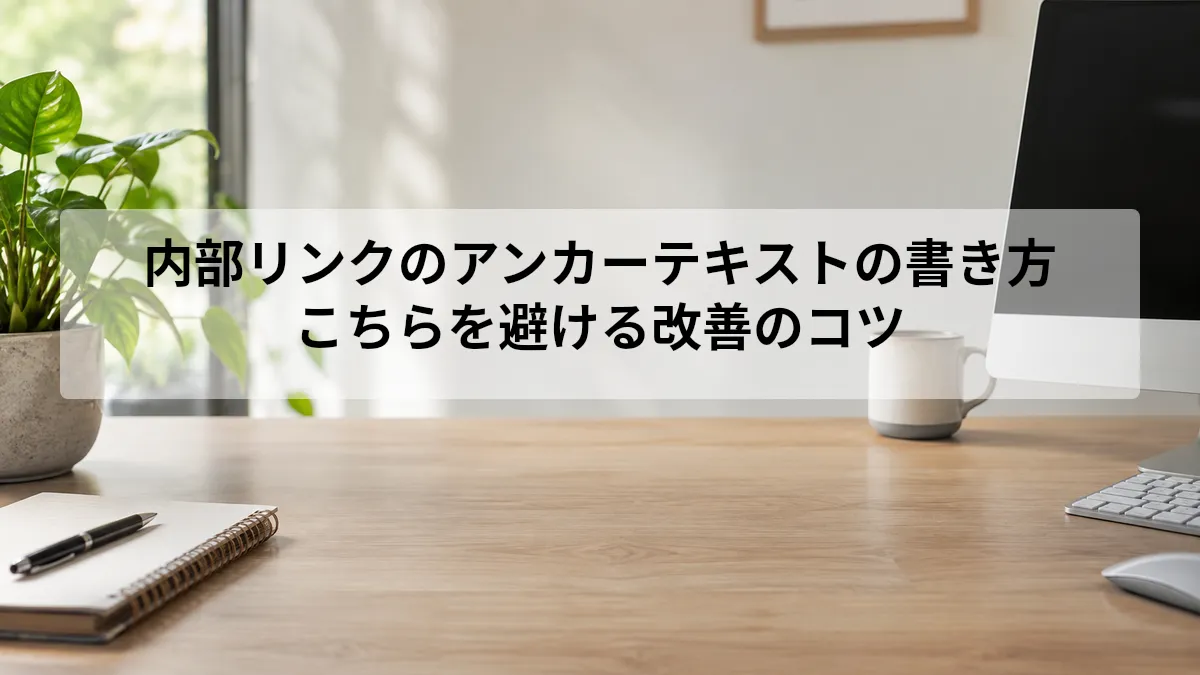 アンカーテキスト 書き方 内部リンク