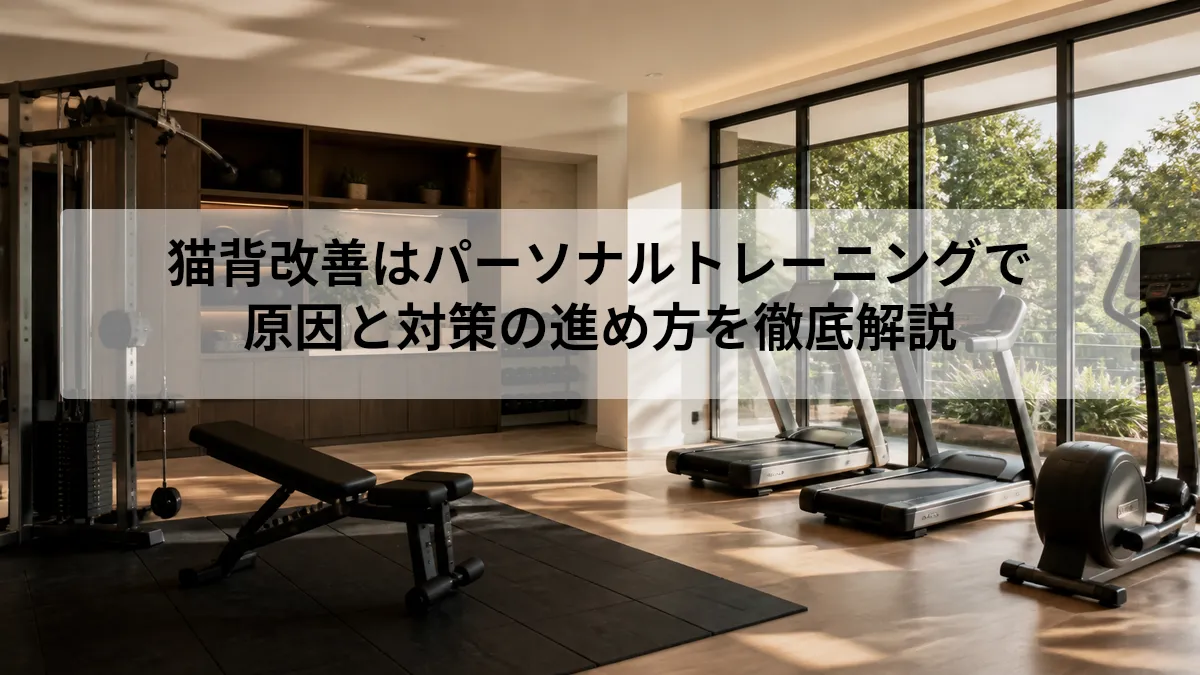 猫背 改善 パーソナル