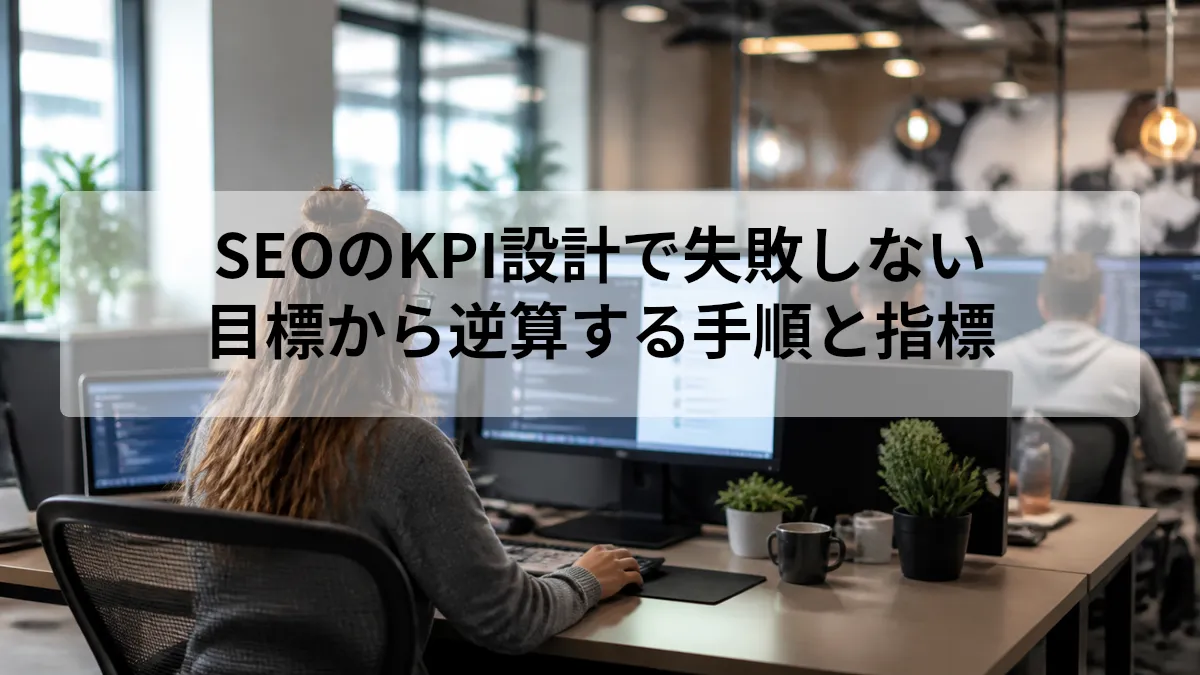 SEOのKPI設計を事業目標から逆算する方法