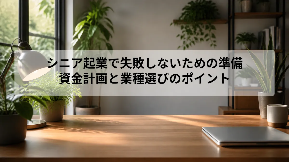 シニア 起業 失敗しない