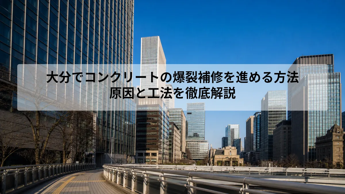 コンクリート 爆裂 補修 大分