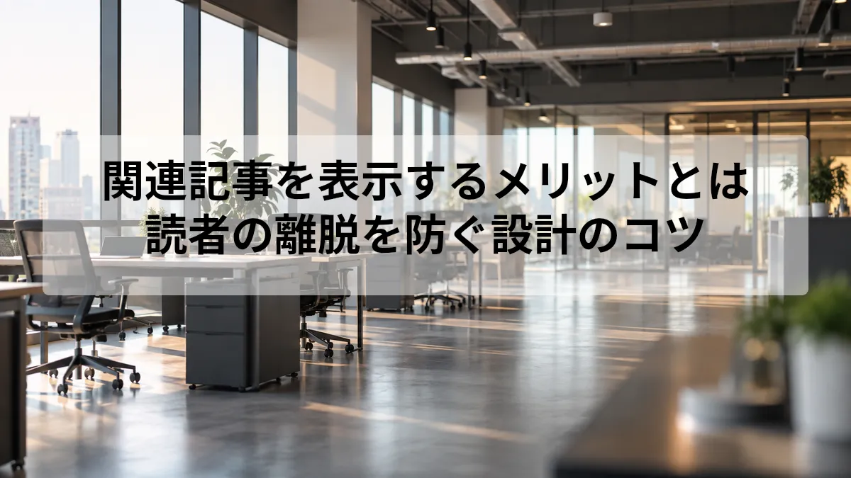 関連記事 表示 メリット