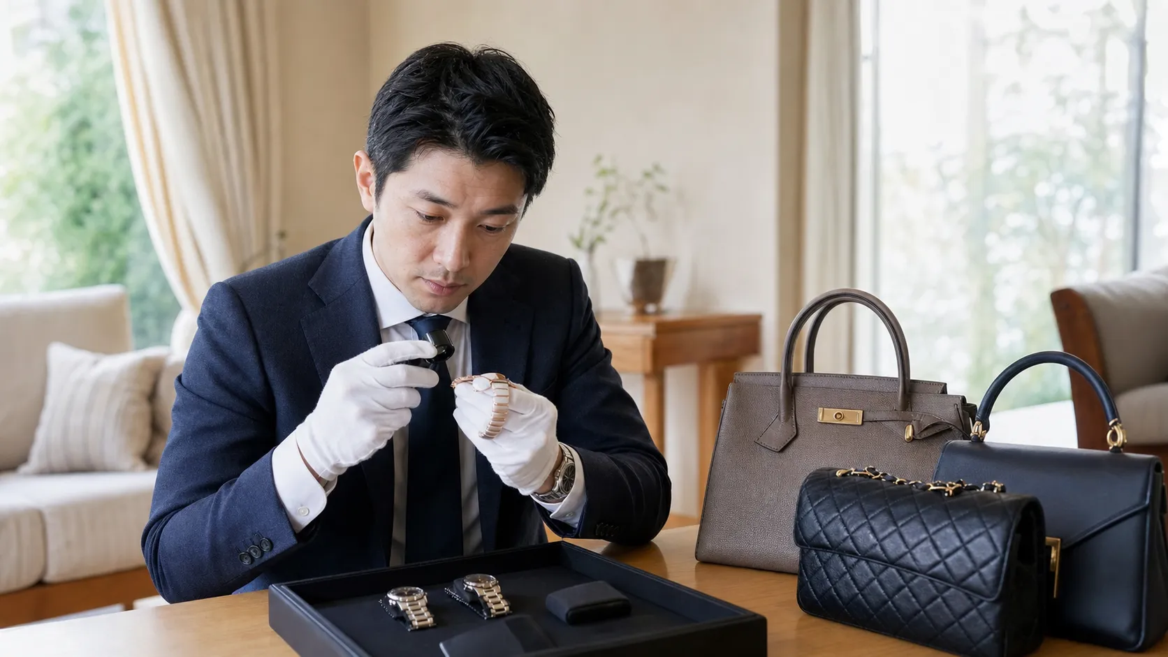 湖南市 出張買取 ブランド品
