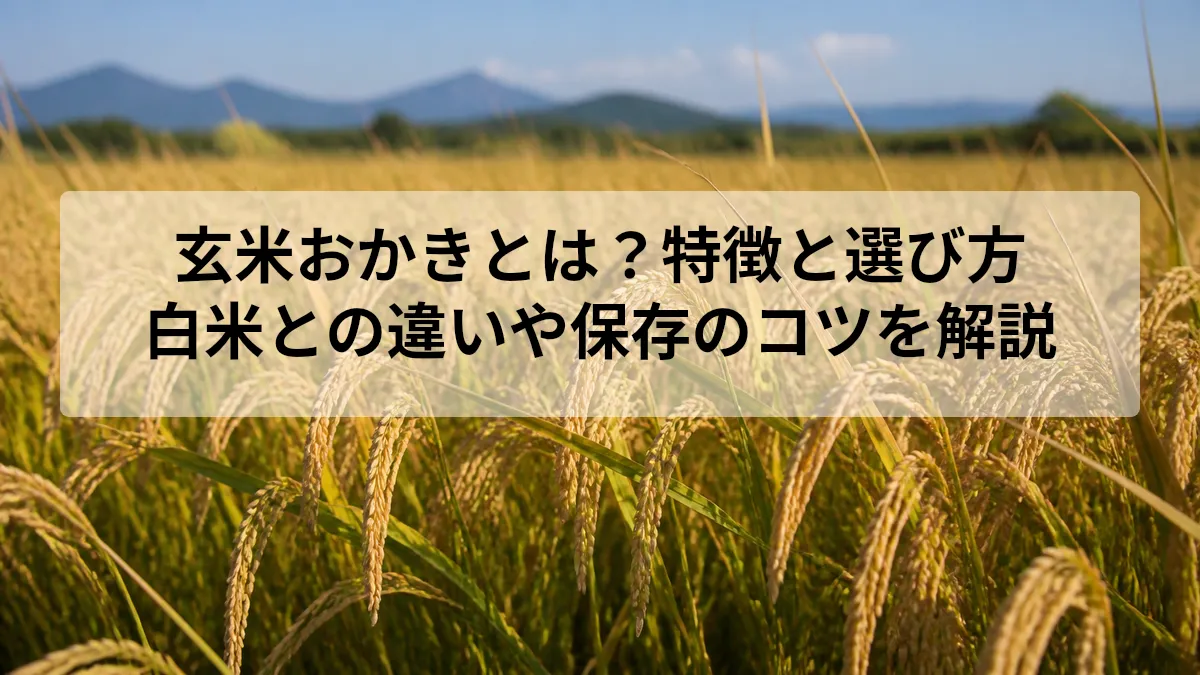 玄米 おかき