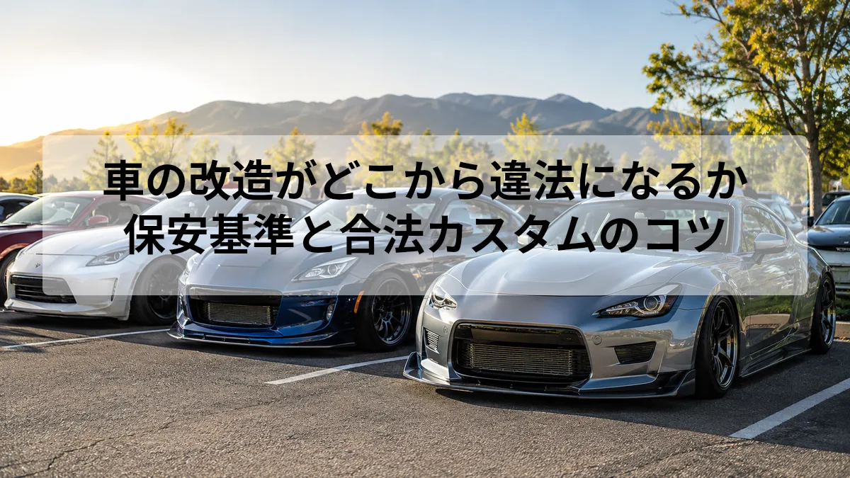 車 改造 違法 どこから