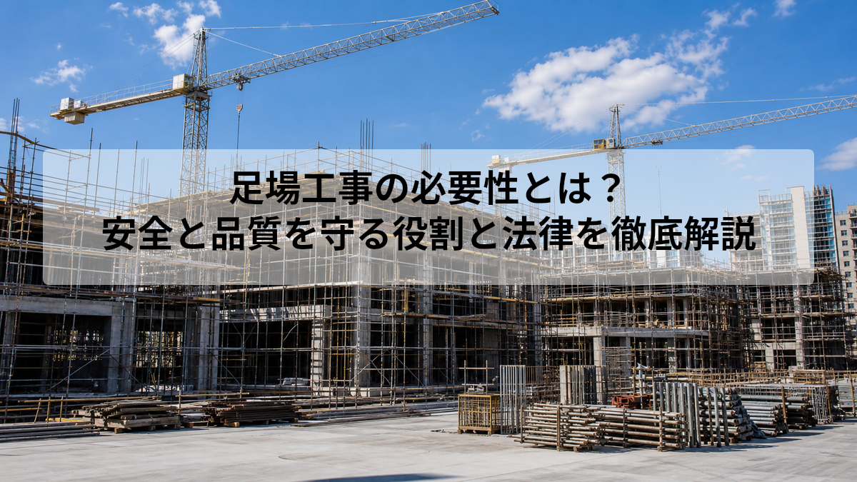 足場工事 必要性