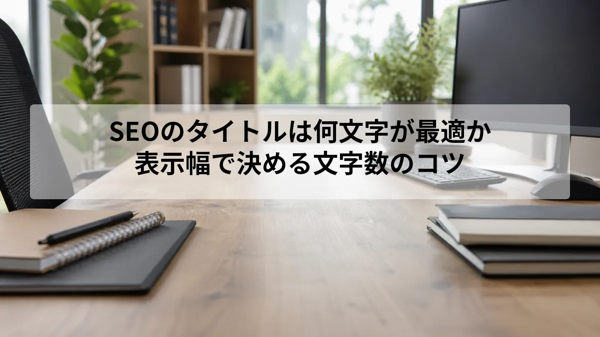 SEO タイトル 文字数