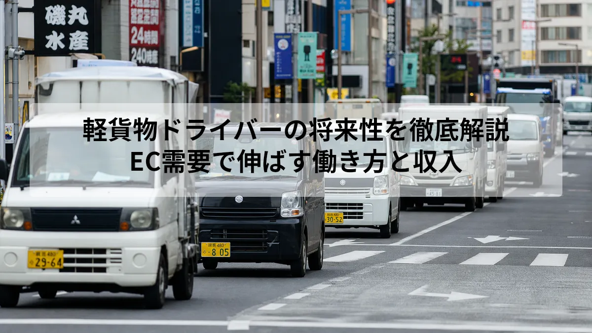 軽貨物 ドライバー 将来性