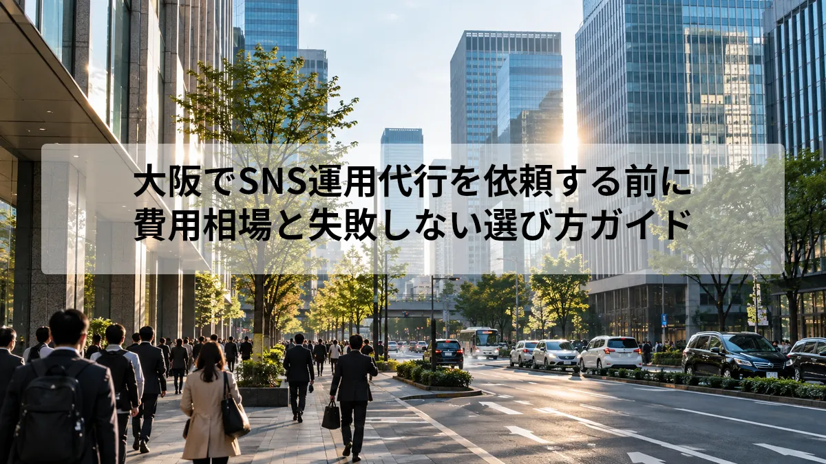 SNS運用代行 大阪