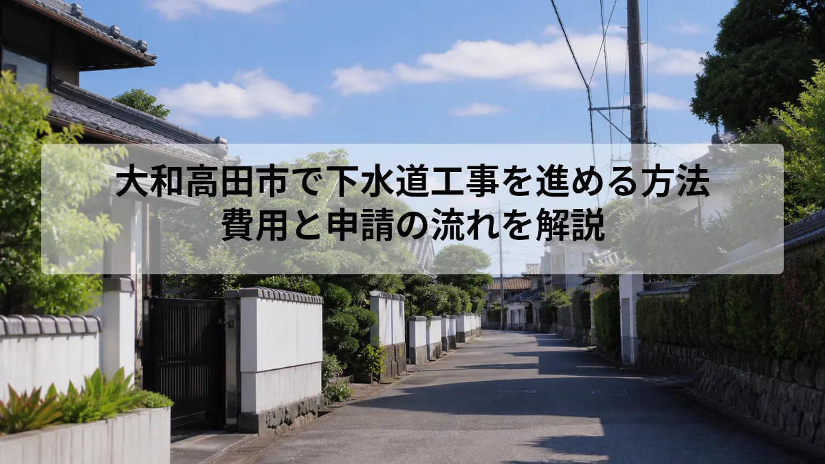 大和高田市 下水道 工事