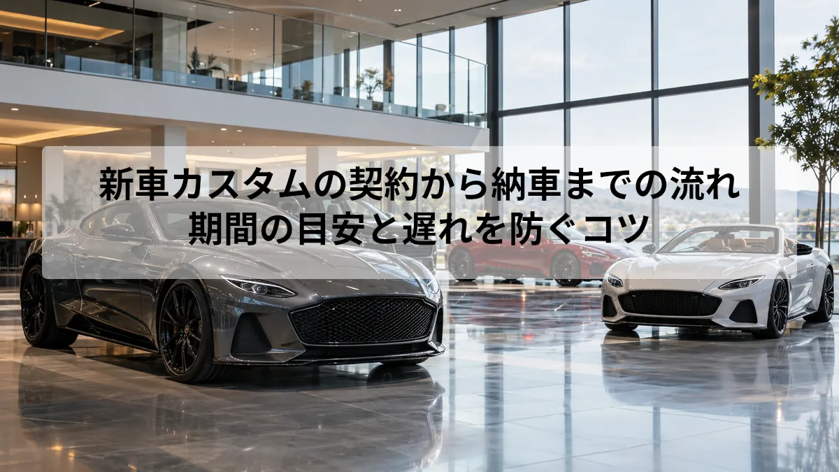 新車 カスタム 納車 流れ