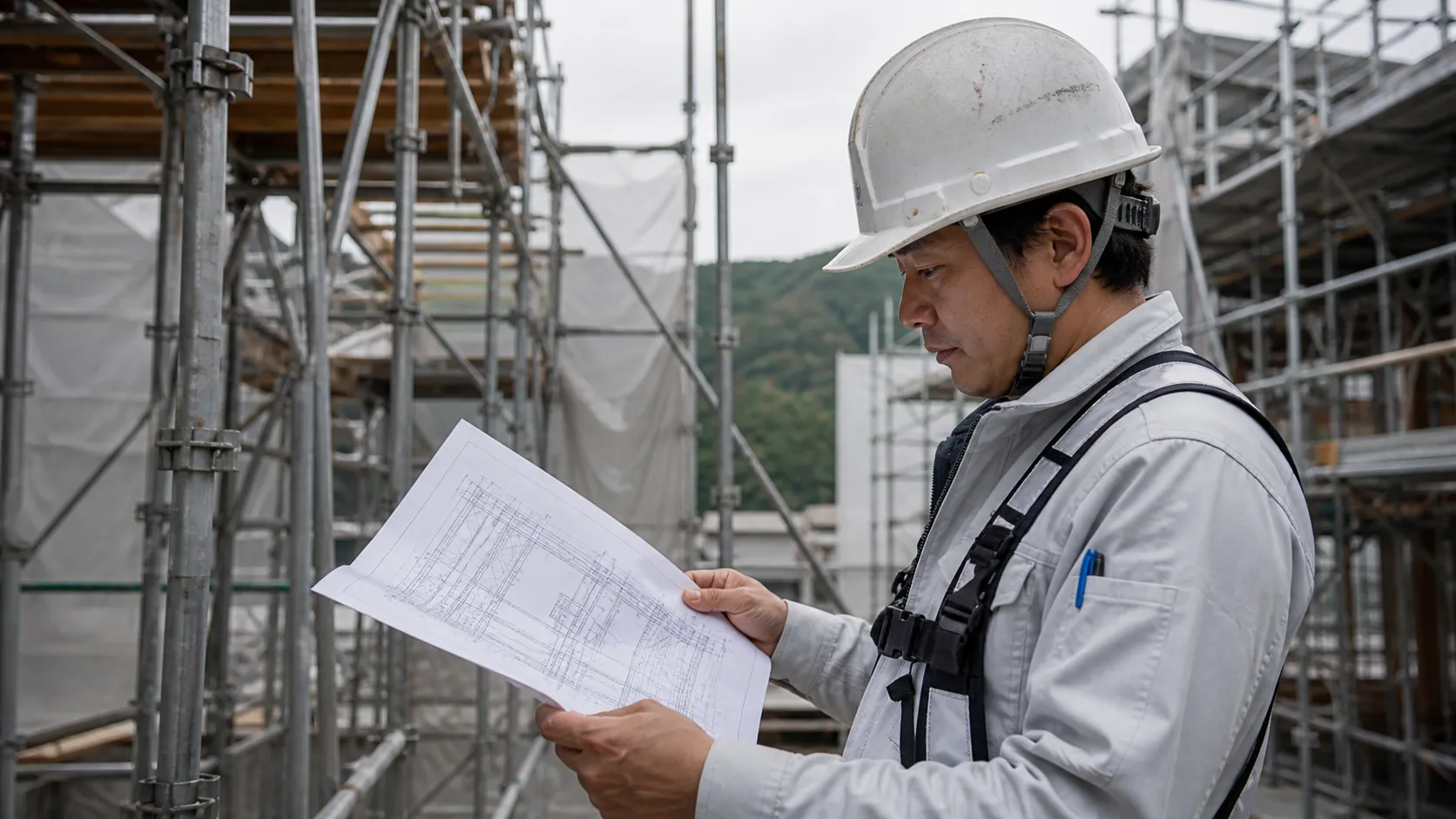 鳥取 解体 足場 工事
