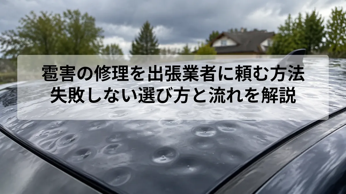 雹害 修理 出張 業者