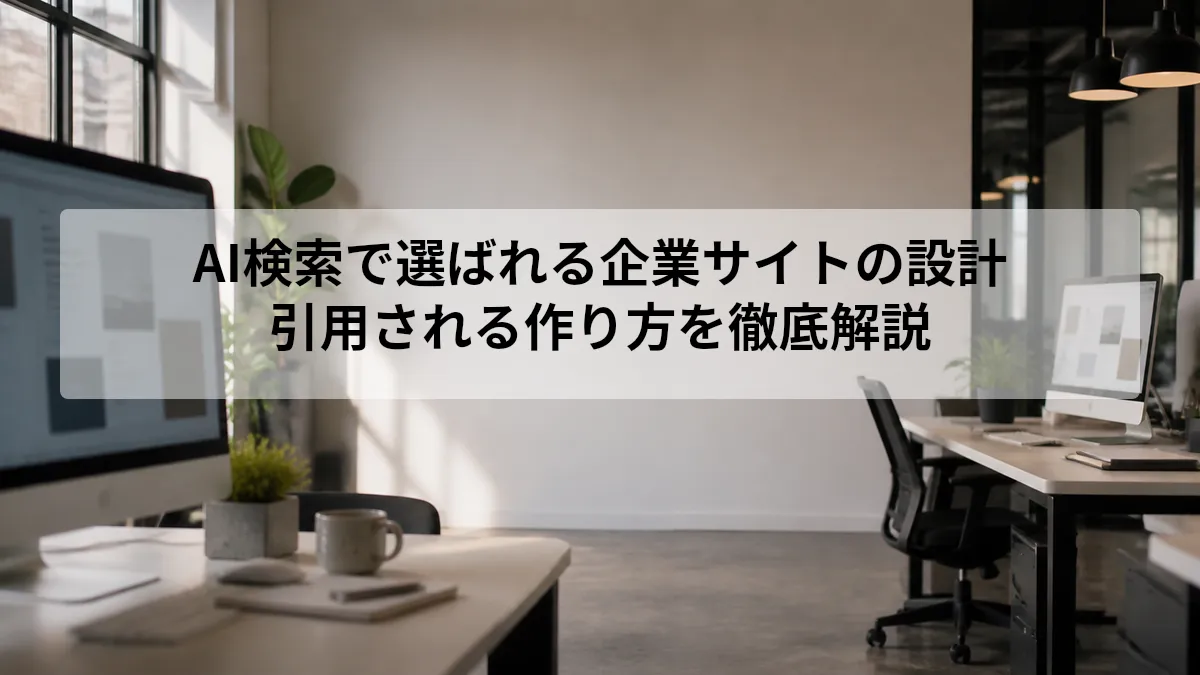 ai検索 企業サイト 設計