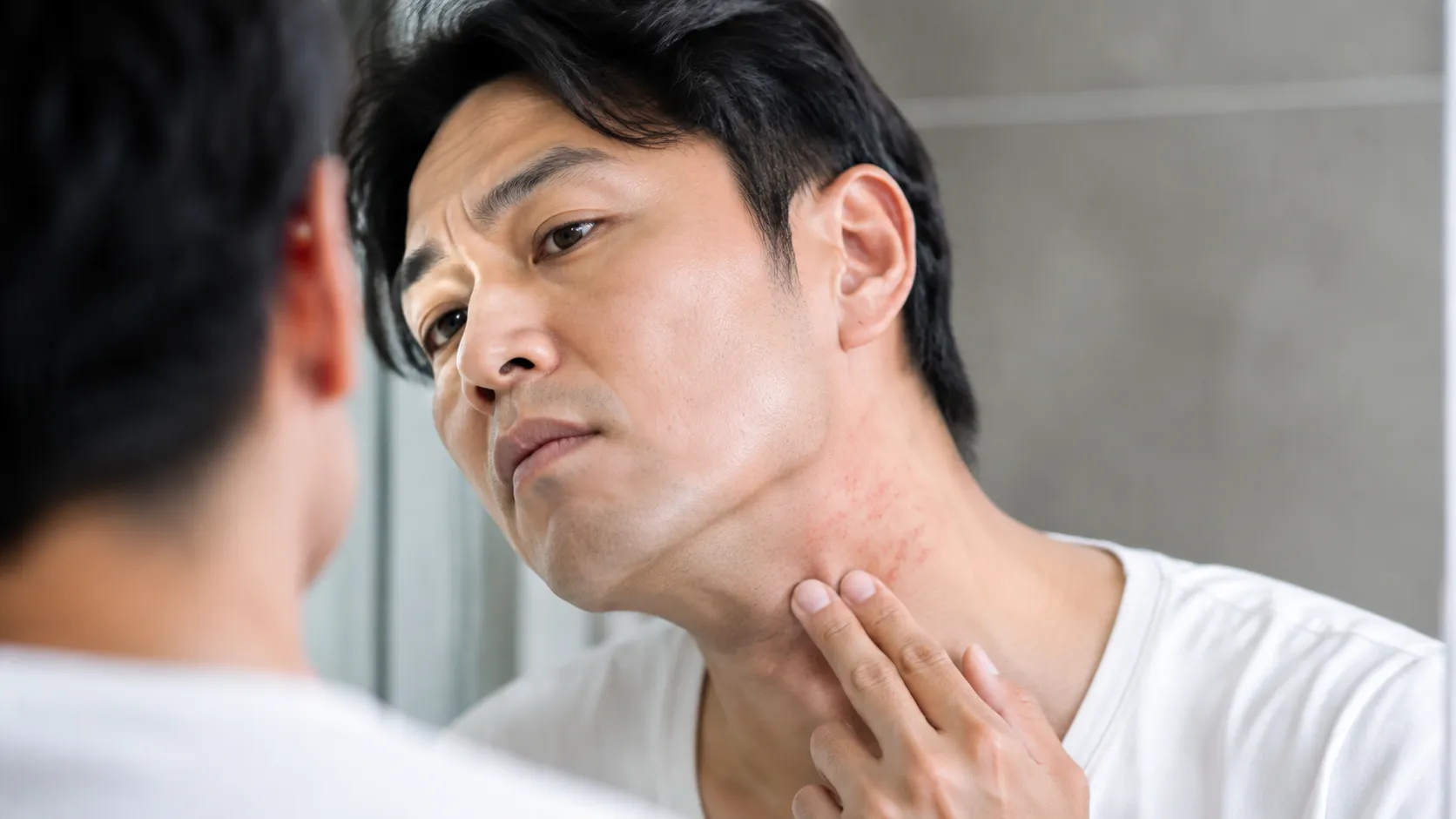 男性 顎下 首 髭 脱毛