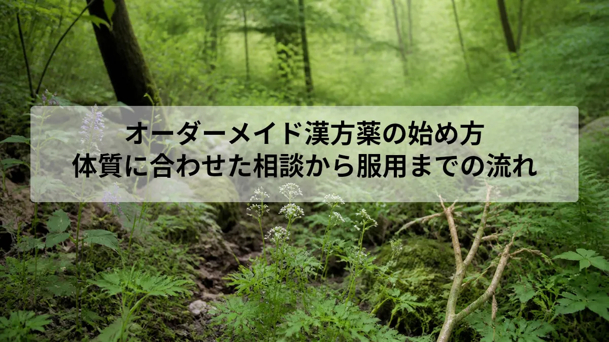 漢方薬 オーダーメイド