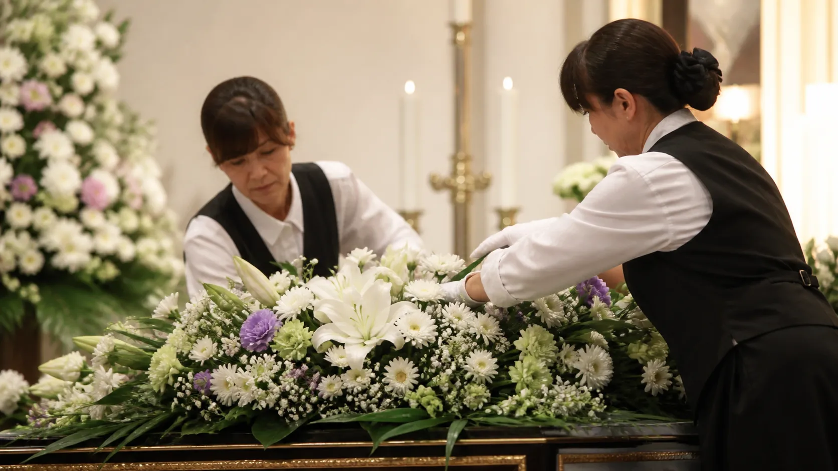 供花 葬儀 送り方