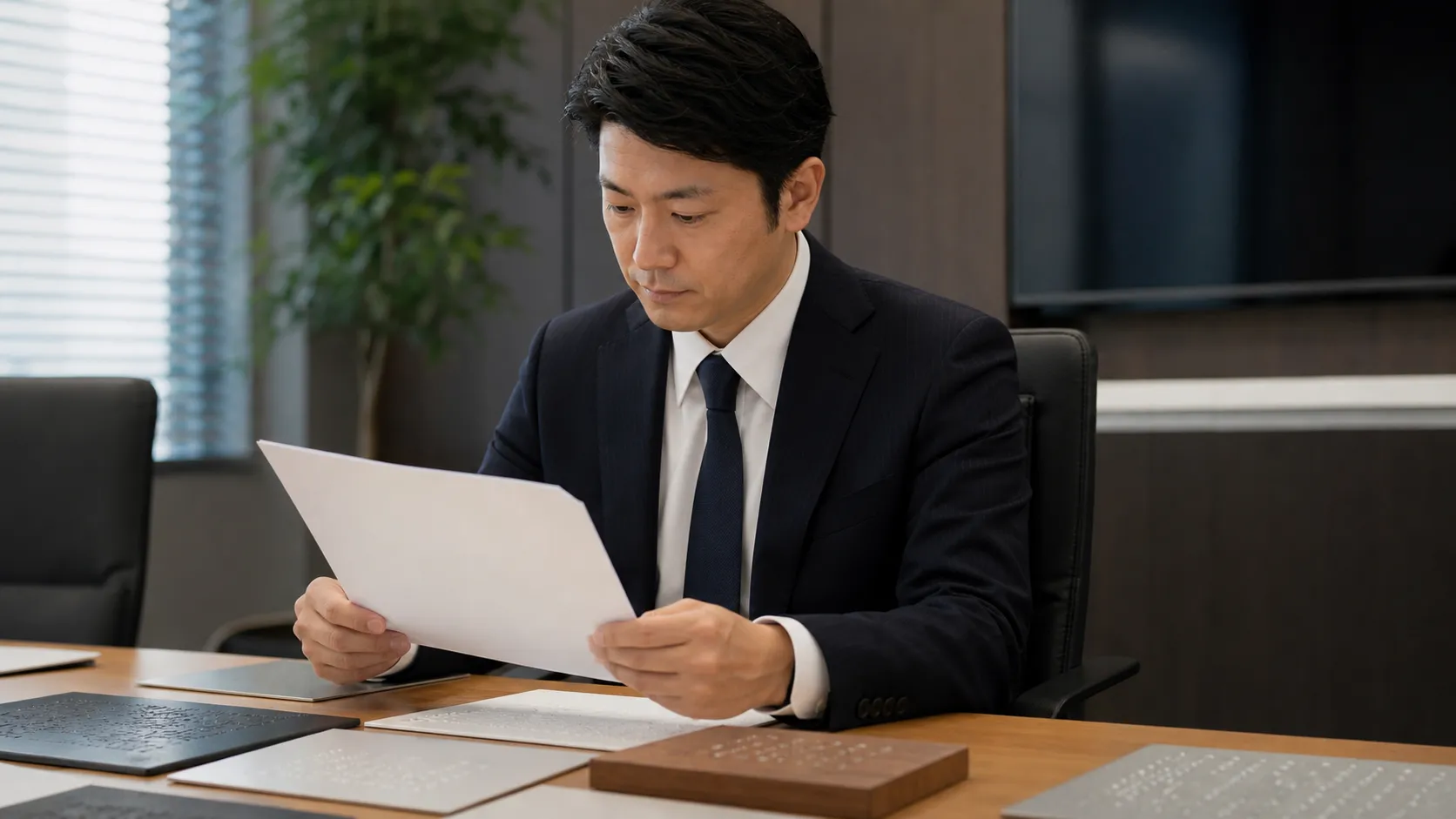 公共施設 点字サイン 製作
