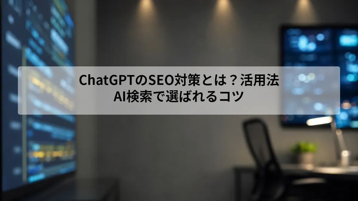 ChatGPT SEO 対策