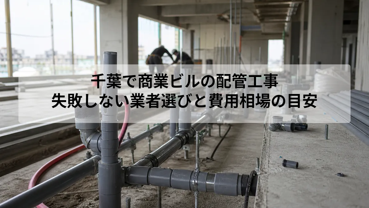千葉 商業ビル 配管工事