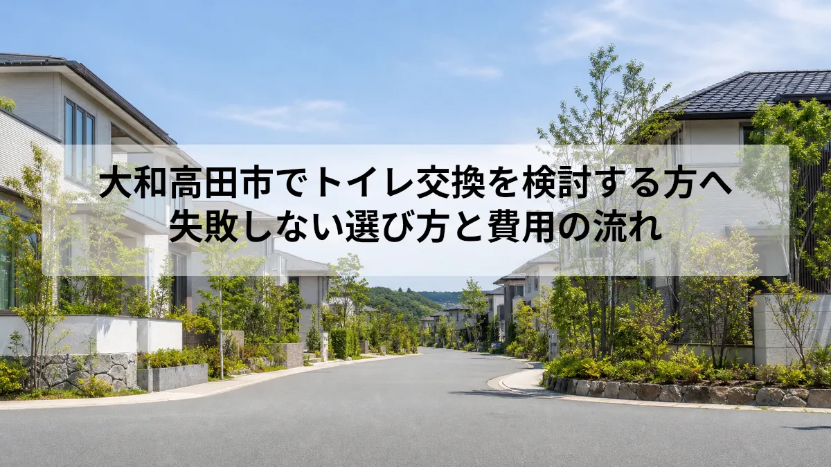 トイレ 交換 大和高田市