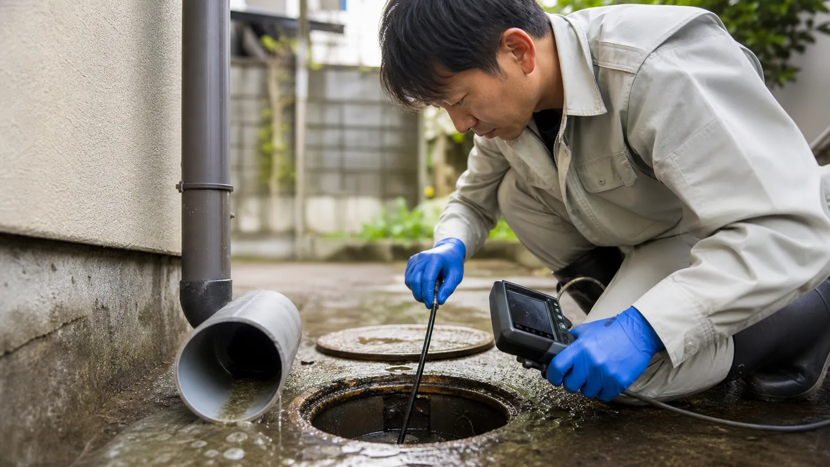 排水管 つまり 修理 大和高田市