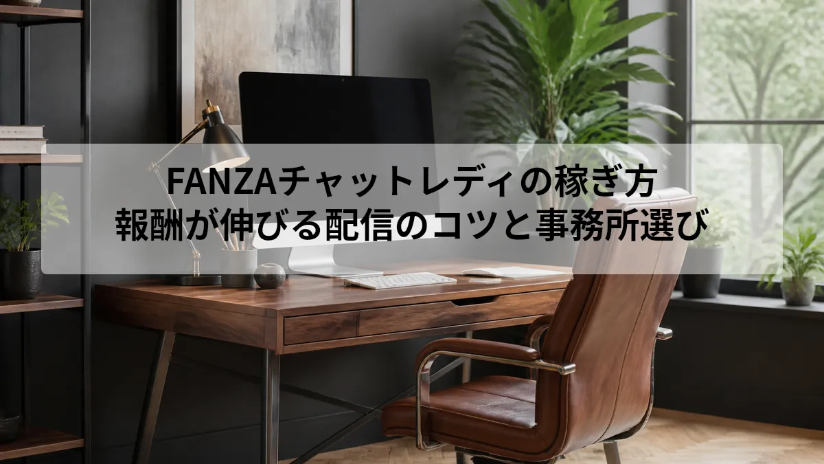 FANZA チャットレディ 稼ぎ方