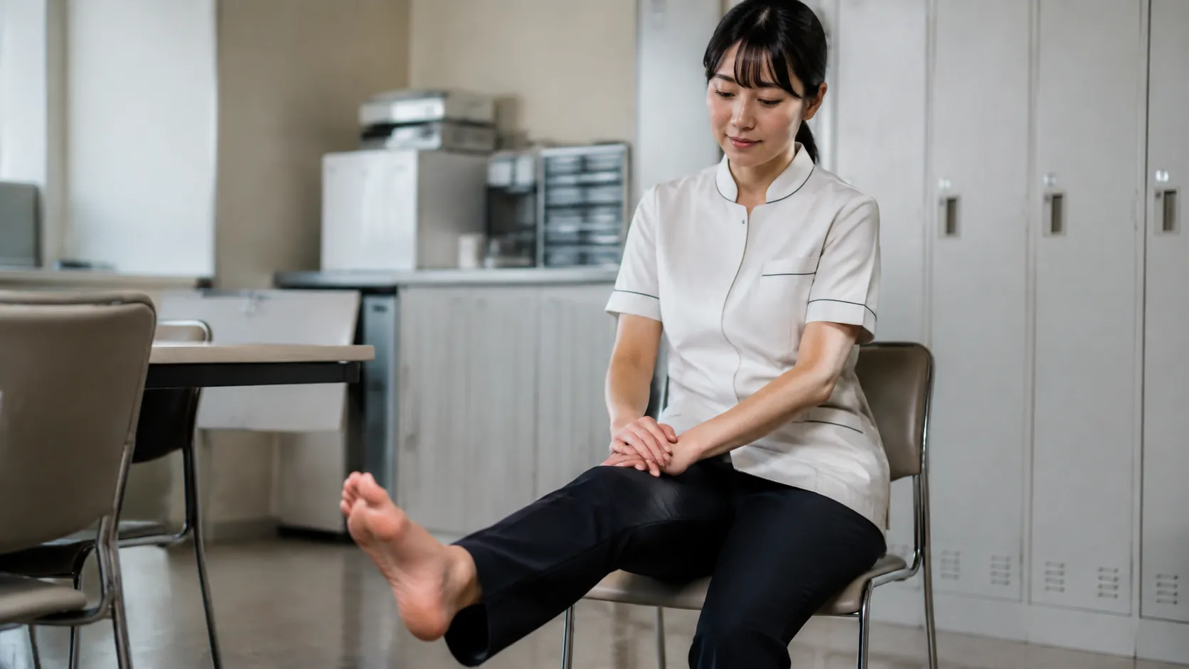 立ち仕事 足 むくみ 女性