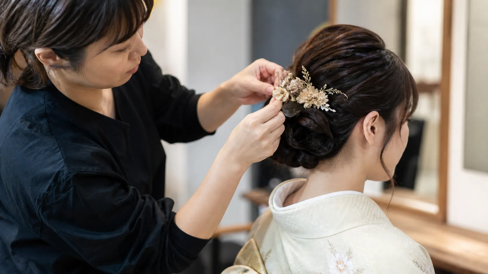 宮島口 着物レンタル ヘアセット