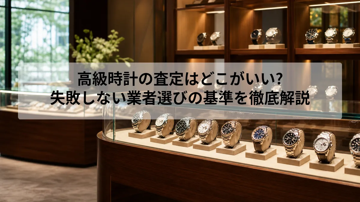 高級時計 査定 どこがいい
